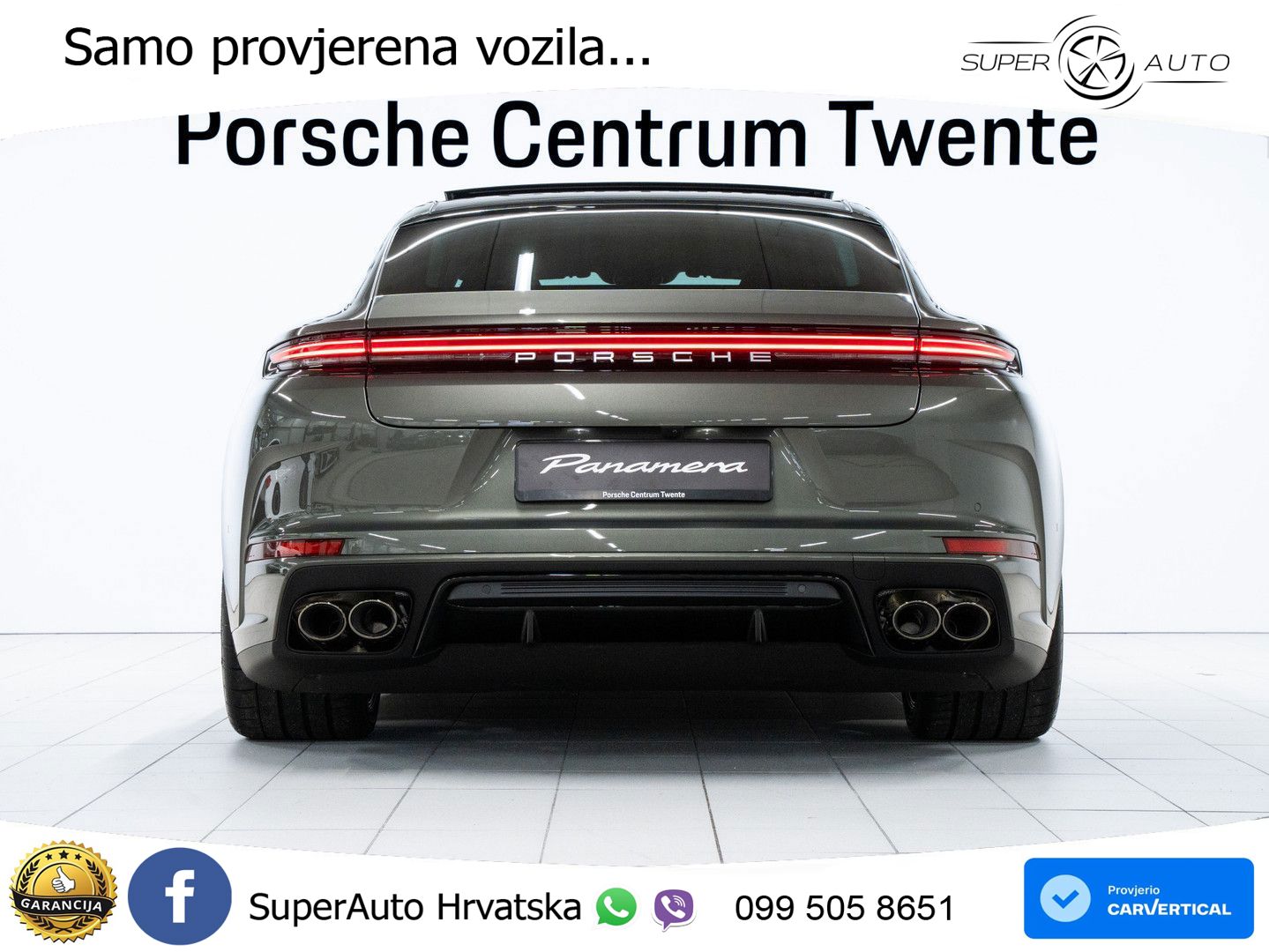 Porsche Panamera 4 2.9 V6 (470 KS) E-Hybrid PDK ZRAČNI+ACC+GR SJED+360+PANO
