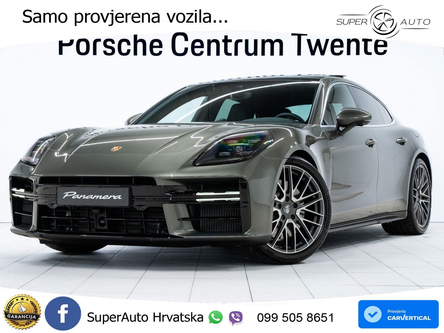 Porsche Panamera 4 2.9 V6 (470 KS) E-Hybrid PDK ZRAČNI+ACC+GR SJED+360+PANO