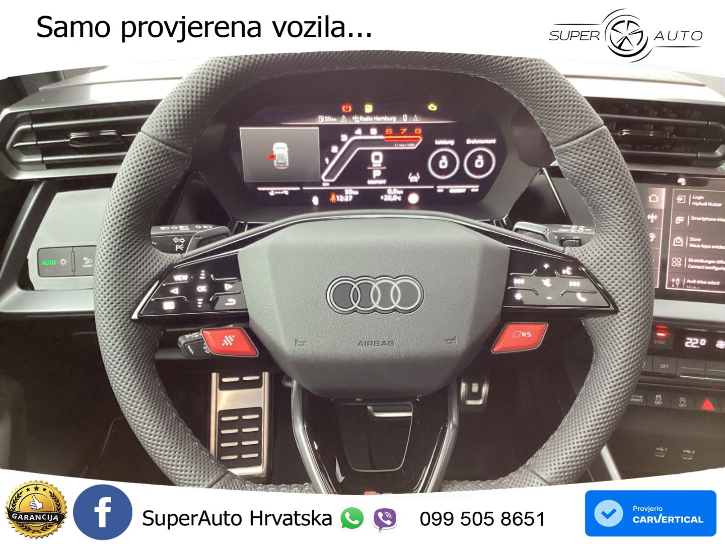 Audi RS3 Sedan 2.5 TFSI (400 KS) quattro S tronic LED+GR SJED+ACC