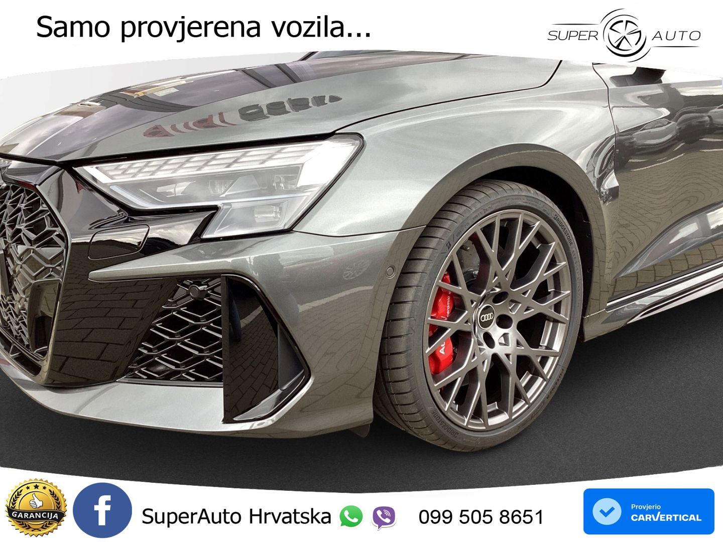 Audi RS3 Sedan 2.5 TFSI (400 KS) quattro S tronic LED+GR SJED+ACC