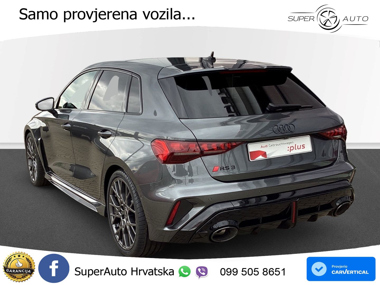 Audi RS3 Sedan 2.5 TFSI (400 KS) quattro S tronic LED+GR SJED+ACC