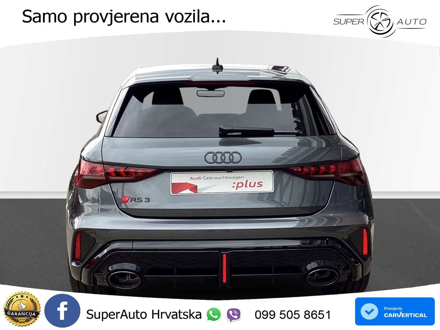 Audi RS3 Sedan 2.5 TFSI (400 KS) quattro S tronic LED+GR SJED+ACC