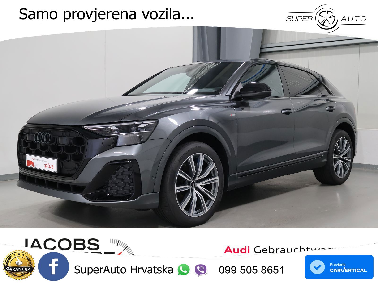 Audi Q8 50 TDI V6 (286 KS) quattro Tiptronic S line