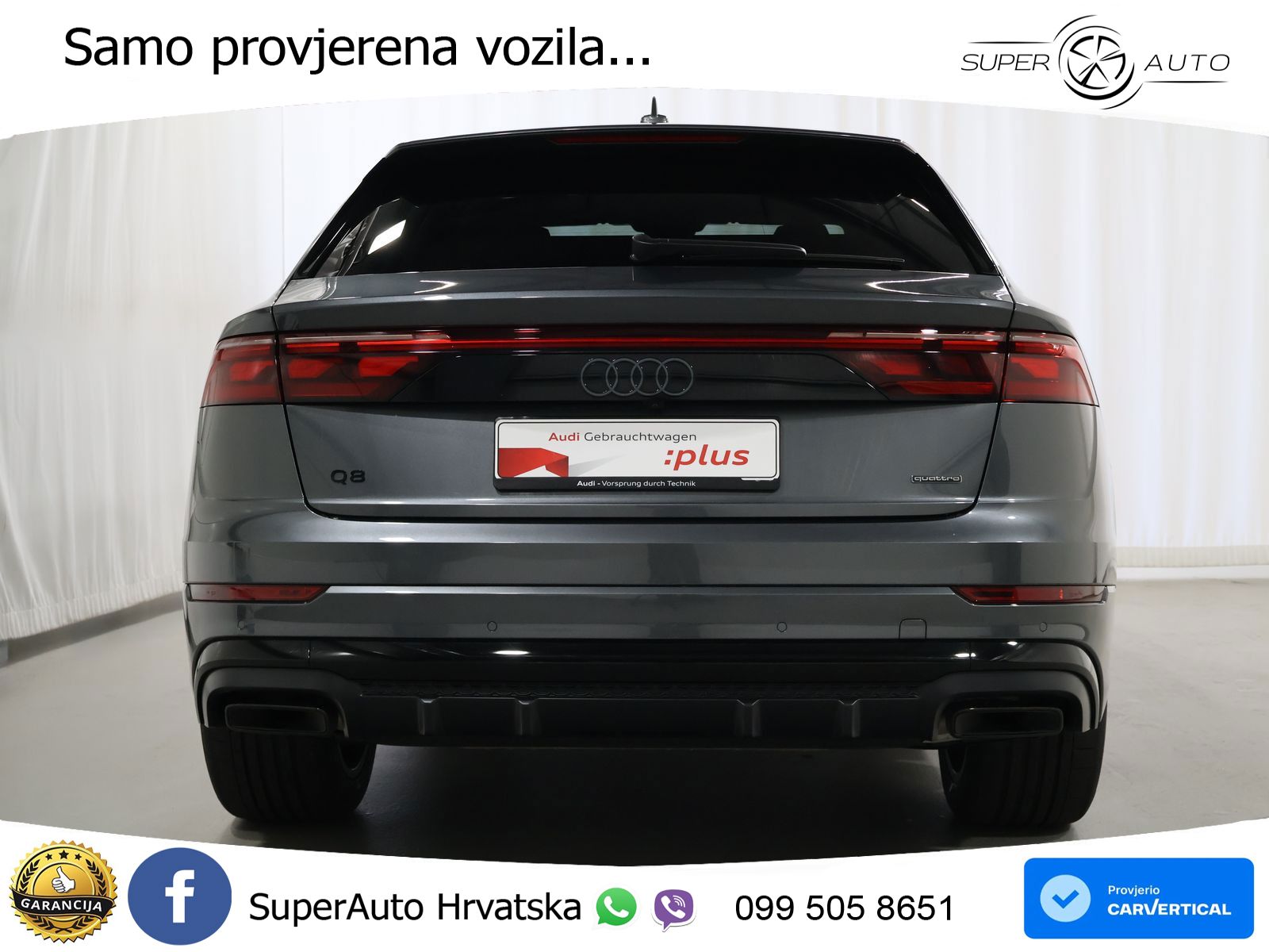Audi Q8 50 TDI V6 (286 KS) quattro Tiptronic S line
