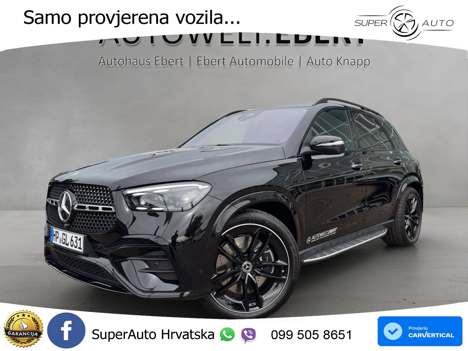 Mercedes GLE 450d (367 KS) EQ Boost 4MATIC 9G-TRONIC AMG LED+GR SJED+ACC