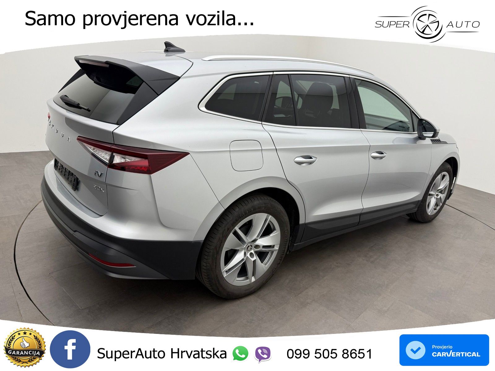 Škoda Enyaq iV 80x 82 kWh (265 KS) AWD LED+GR SJED+ACC