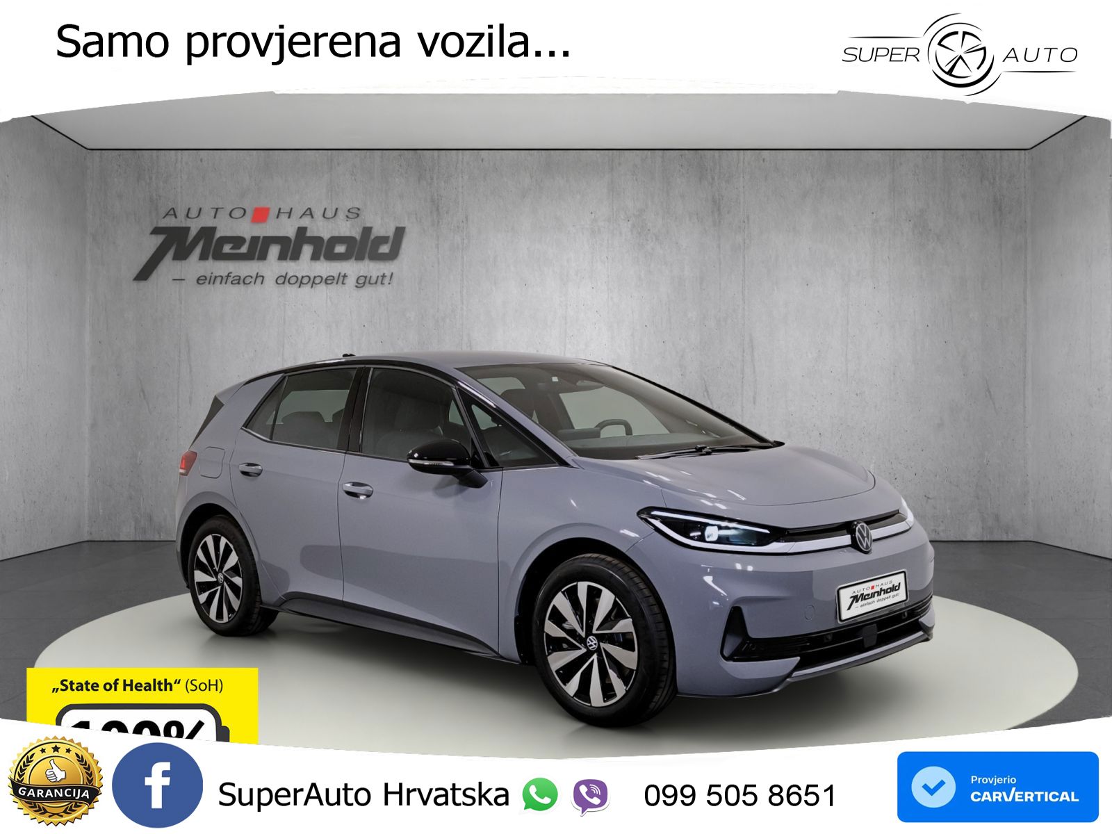 Volkswagen ID.3 Pure 55 kWh (170 KS) LED+GR SJED+ACC