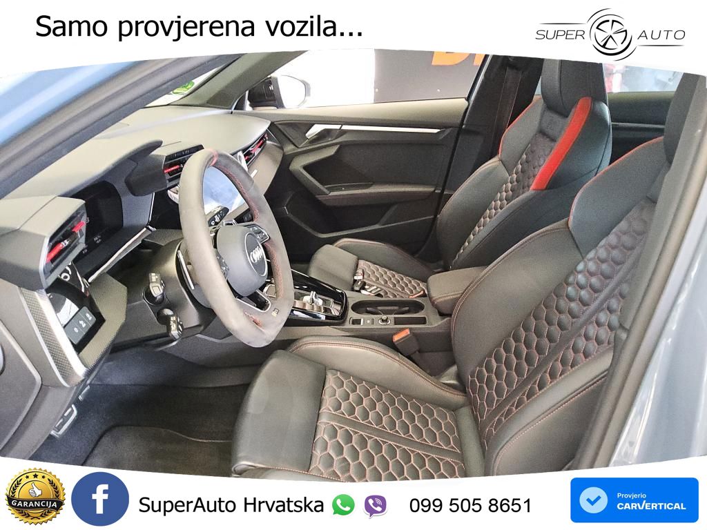 Audi RS3 Sportback 2.5 TFSI (400 KS) quattro S tronic LED+GR SJED+ACC