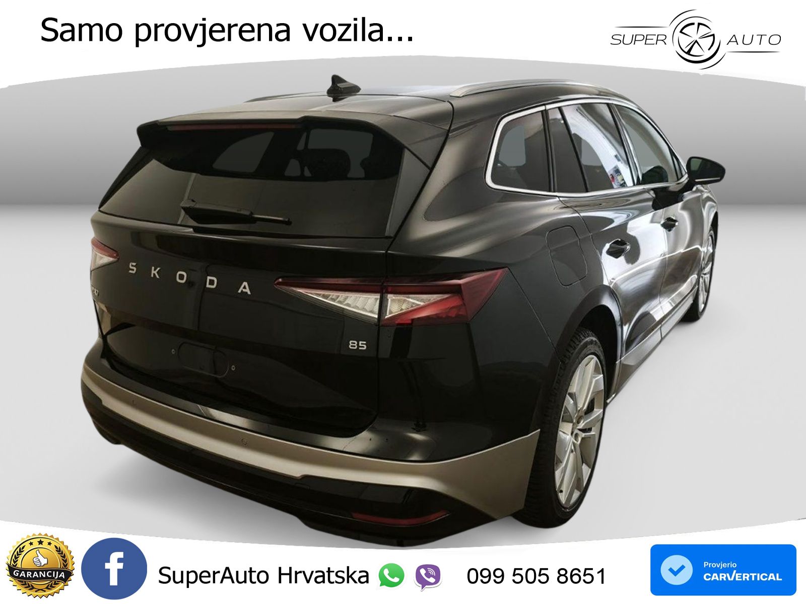 Škoda Enyaq 85 82 kWh (286 KS) LED+GR SJED+ACC