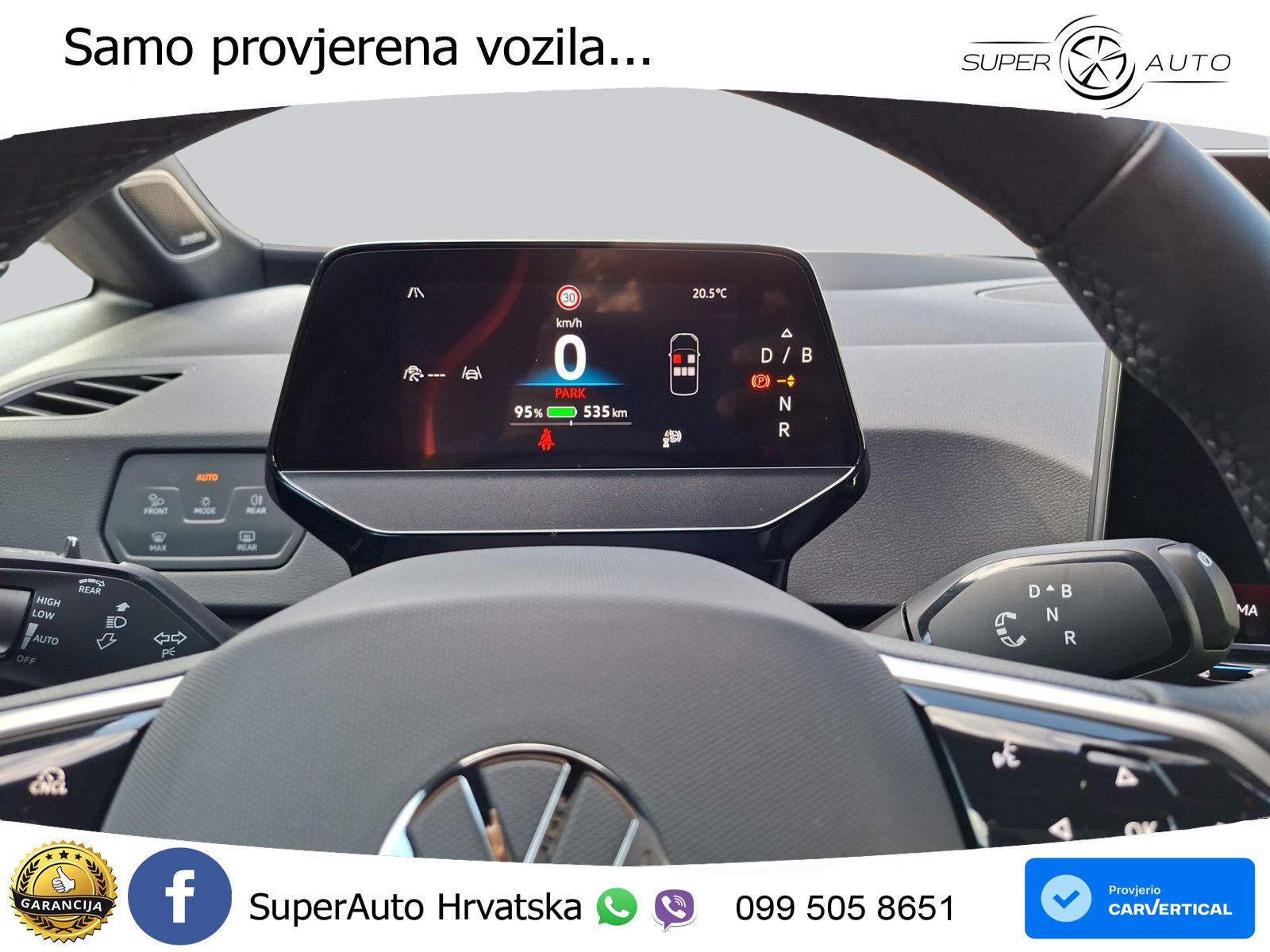 Volkswagen ID.3 GTX Performance 84 kWh (326 KS) LED+GR SJED+ACC