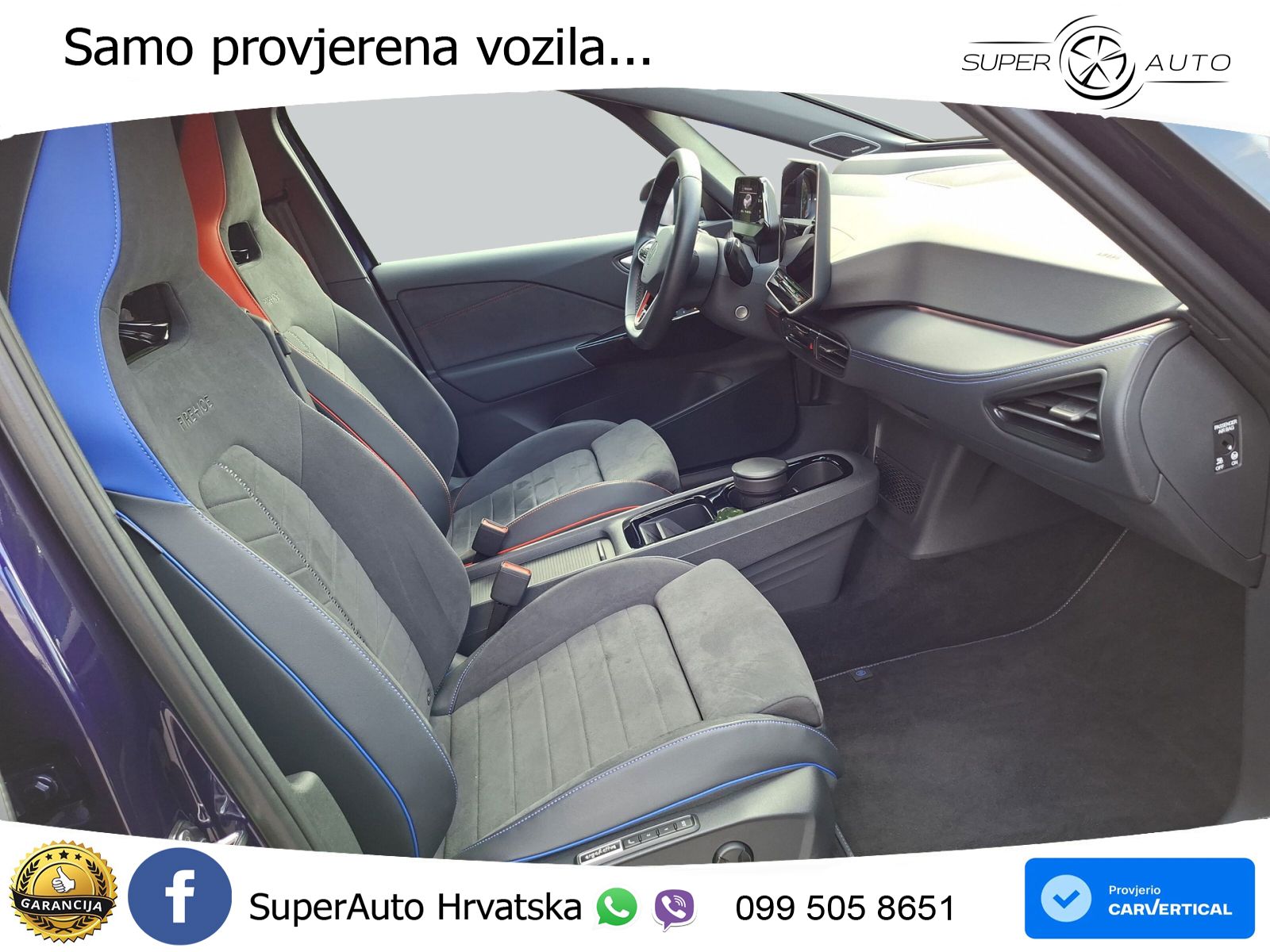 Volkswagen ID.3 GTX Performance 84 kWh (326 KS) LED+GR SJED+ACC