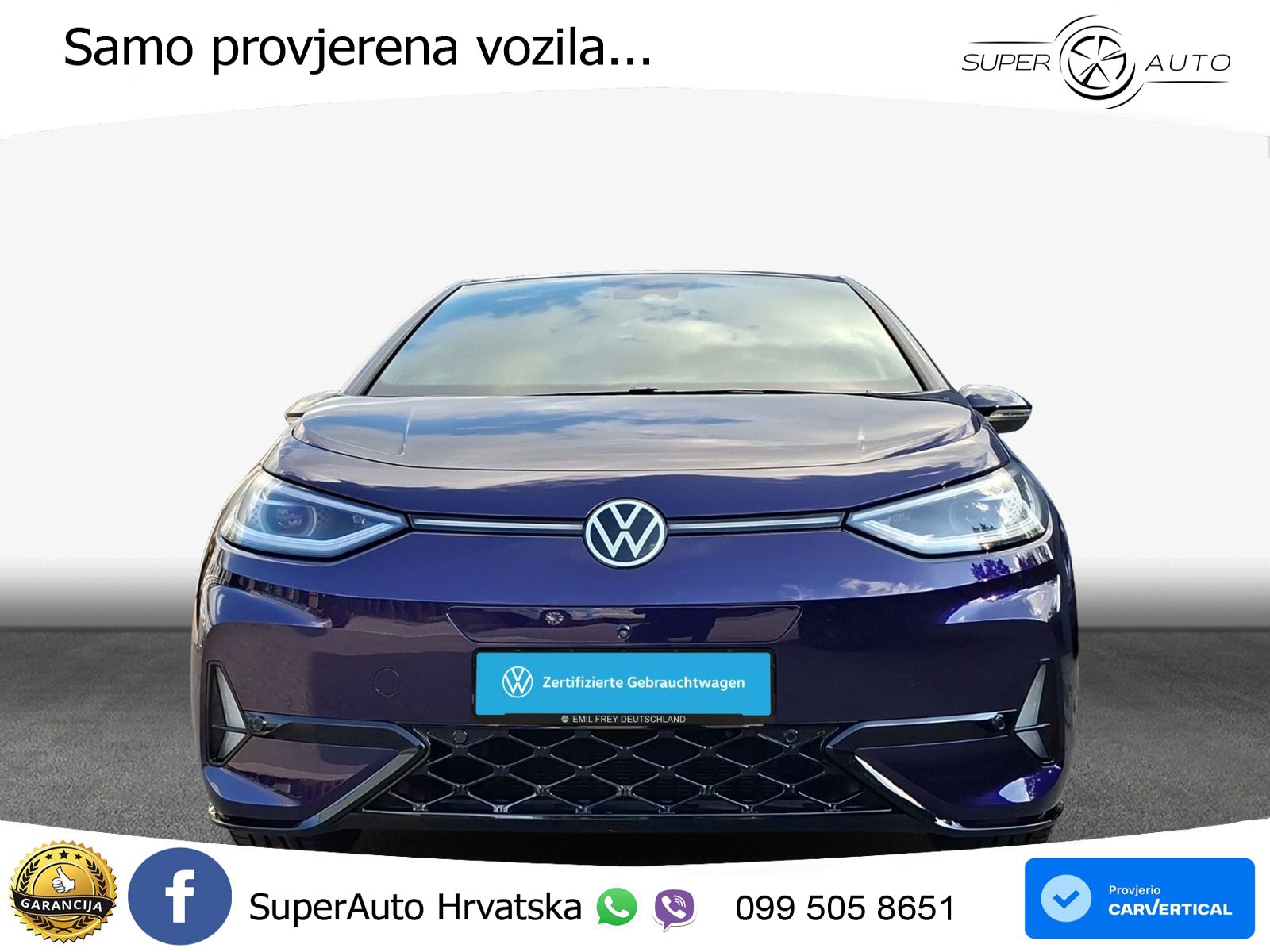 Volkswagen ID.3 GTX Performance 84 kWh (326 KS) LED+GR SJED+ACC