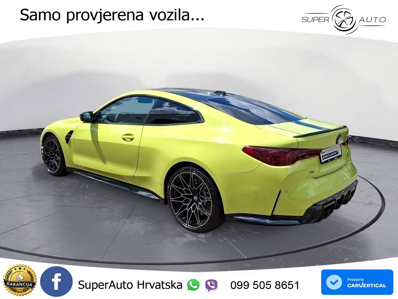 BMW M4 Competition 3.0 (510 KS) Steptronic LED+GR SJED+ACC