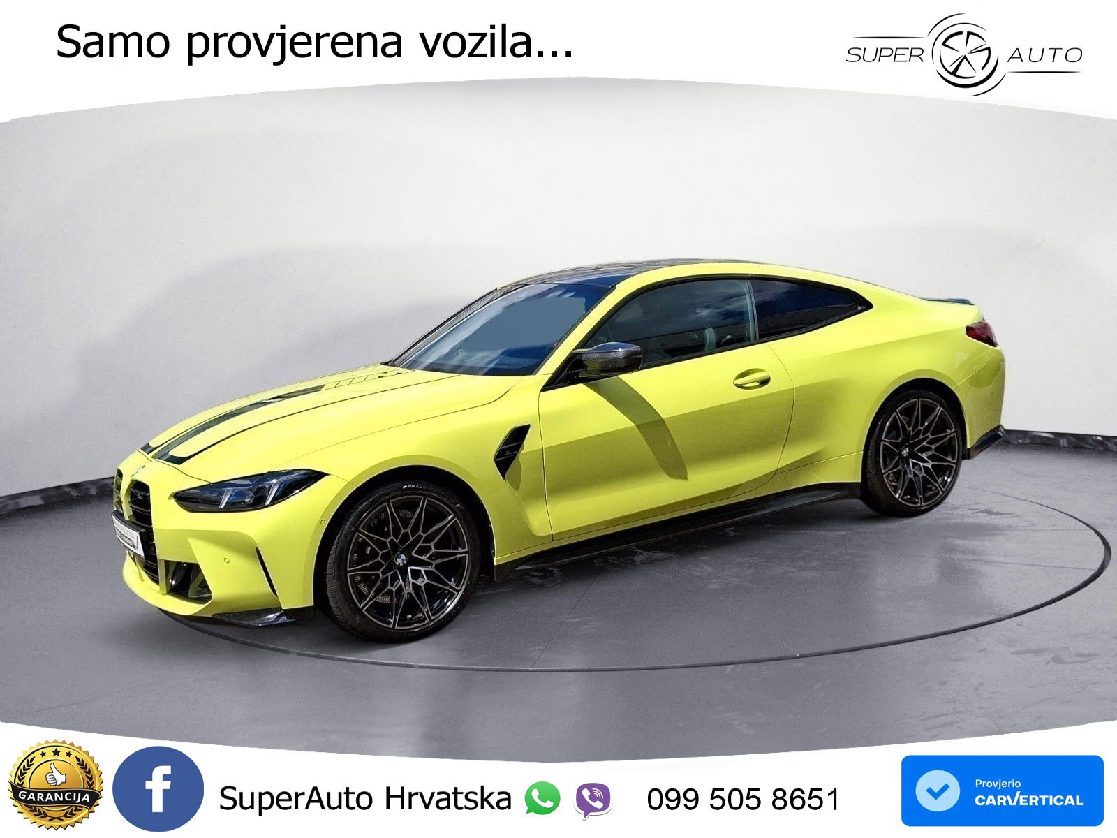 BMW M4 Competition 3.0 (510 KS) Steptronic LED+GR SJED+ACC