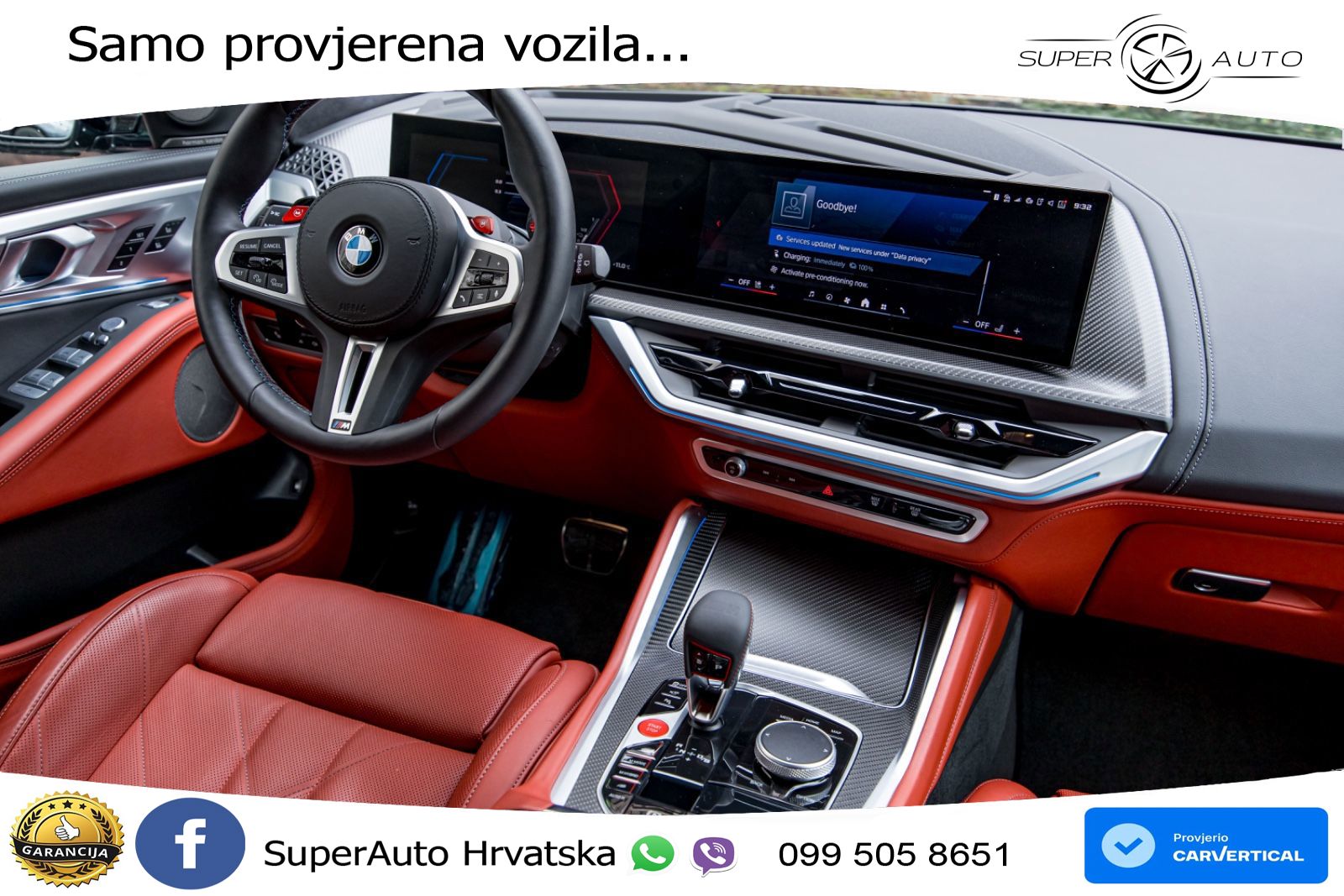 BMW XM 50e (476 KS) M xDrive M Steptronic LED+GR SJED+ACC