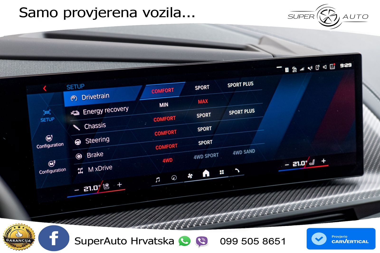 BMW XM 50e (476 KS) M xDrive M Steptronic LED+GR SJED+ACC