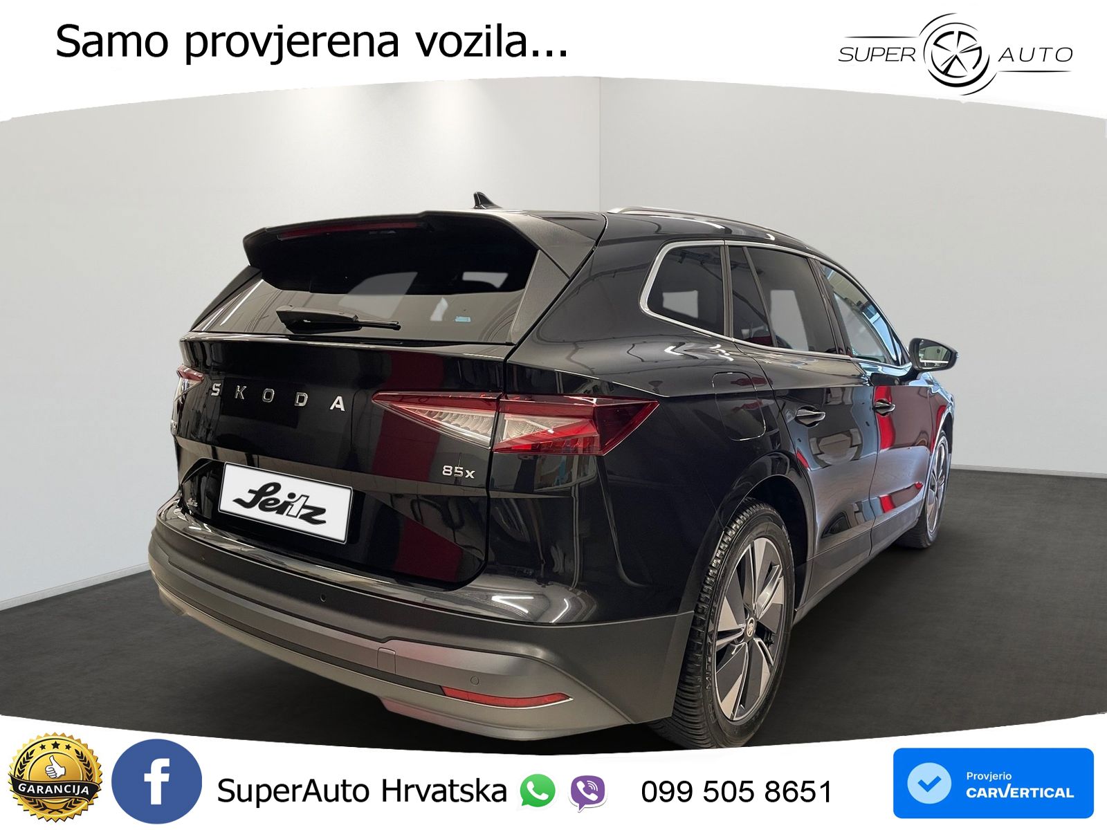 Škoda Enyaq iV 85x 82 kWh (286 KS) AWD