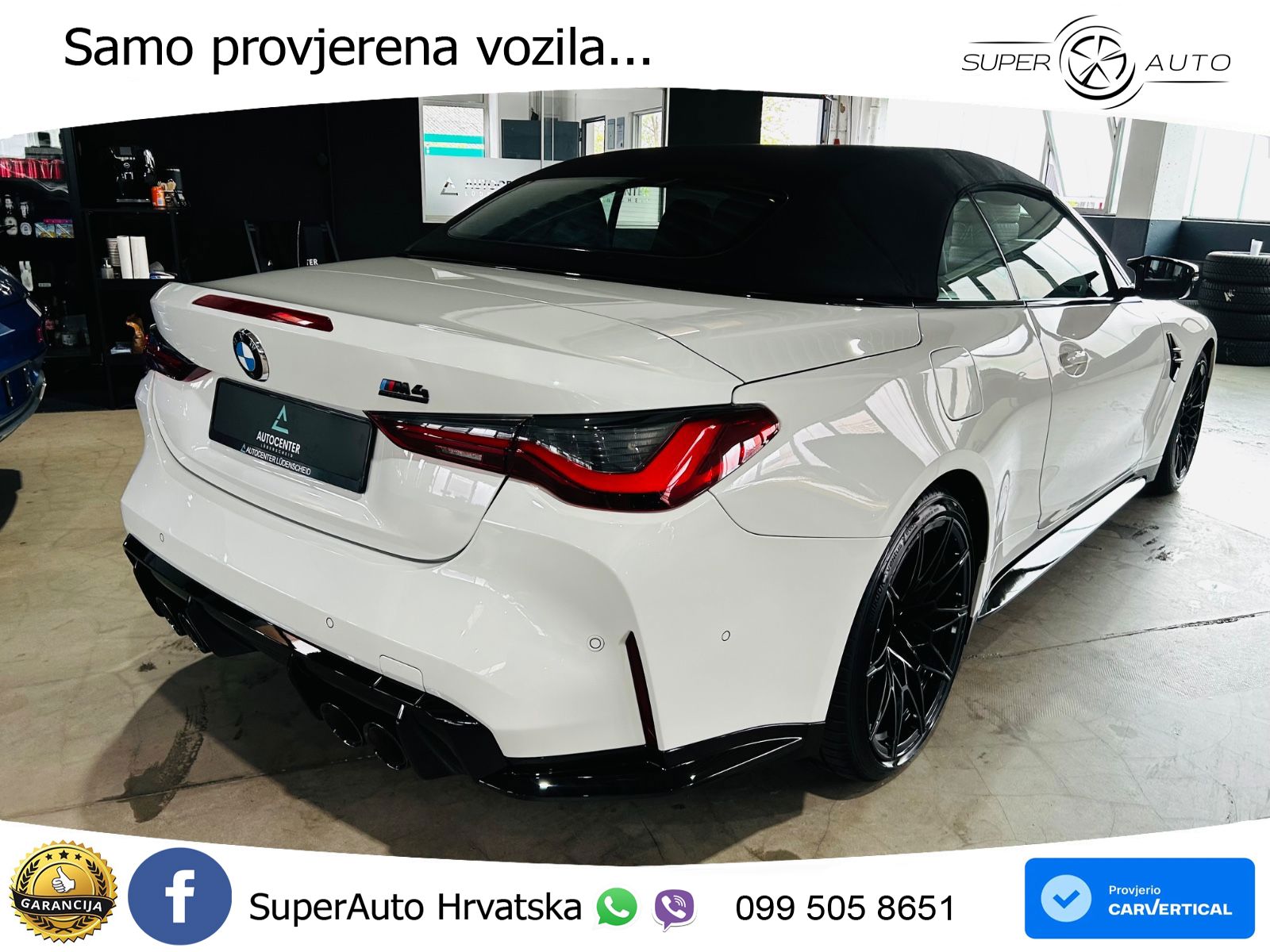 BMW M4 Convertible Competition 3.0 (510 KS) xDrive Steptronic LED+GR SJED+ACC