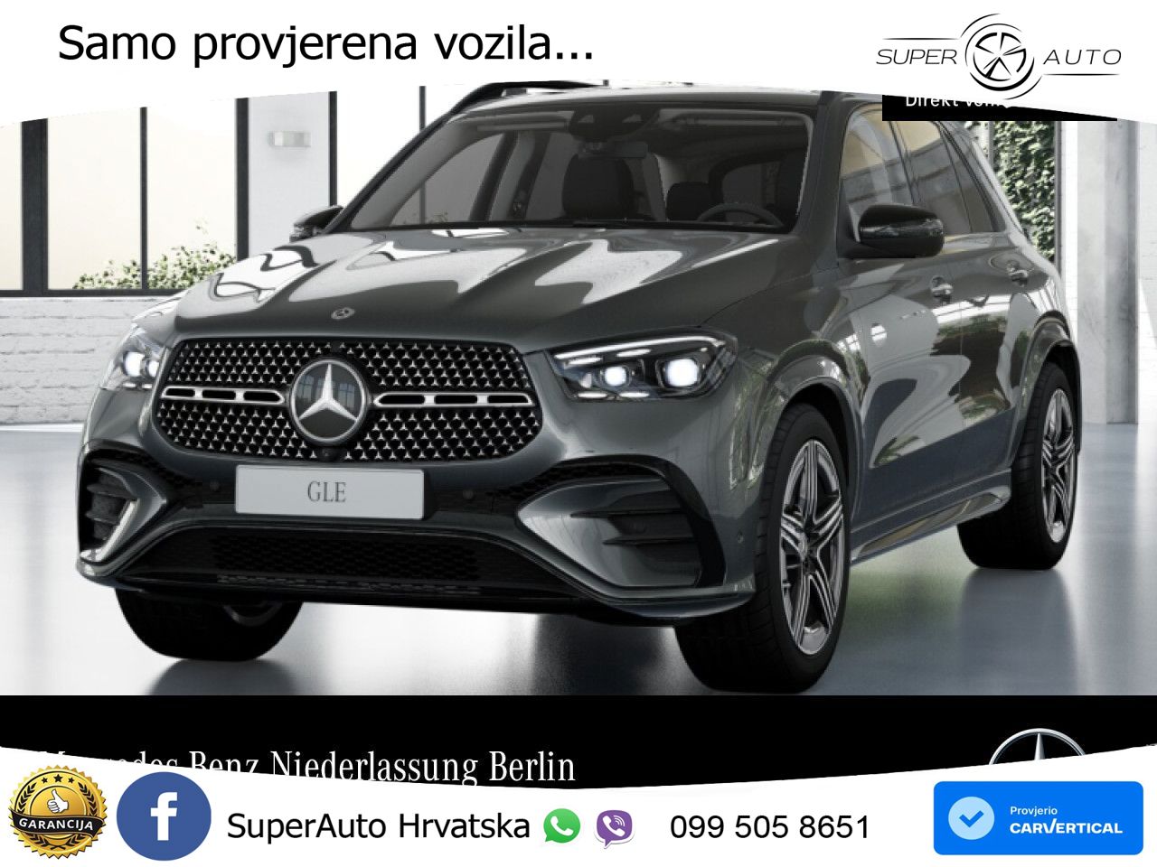 Mercedes GLE 450d (367 KS) EQ Boost 4MATIC 9G-TRONIC AMG LED+GR SJED+ACC