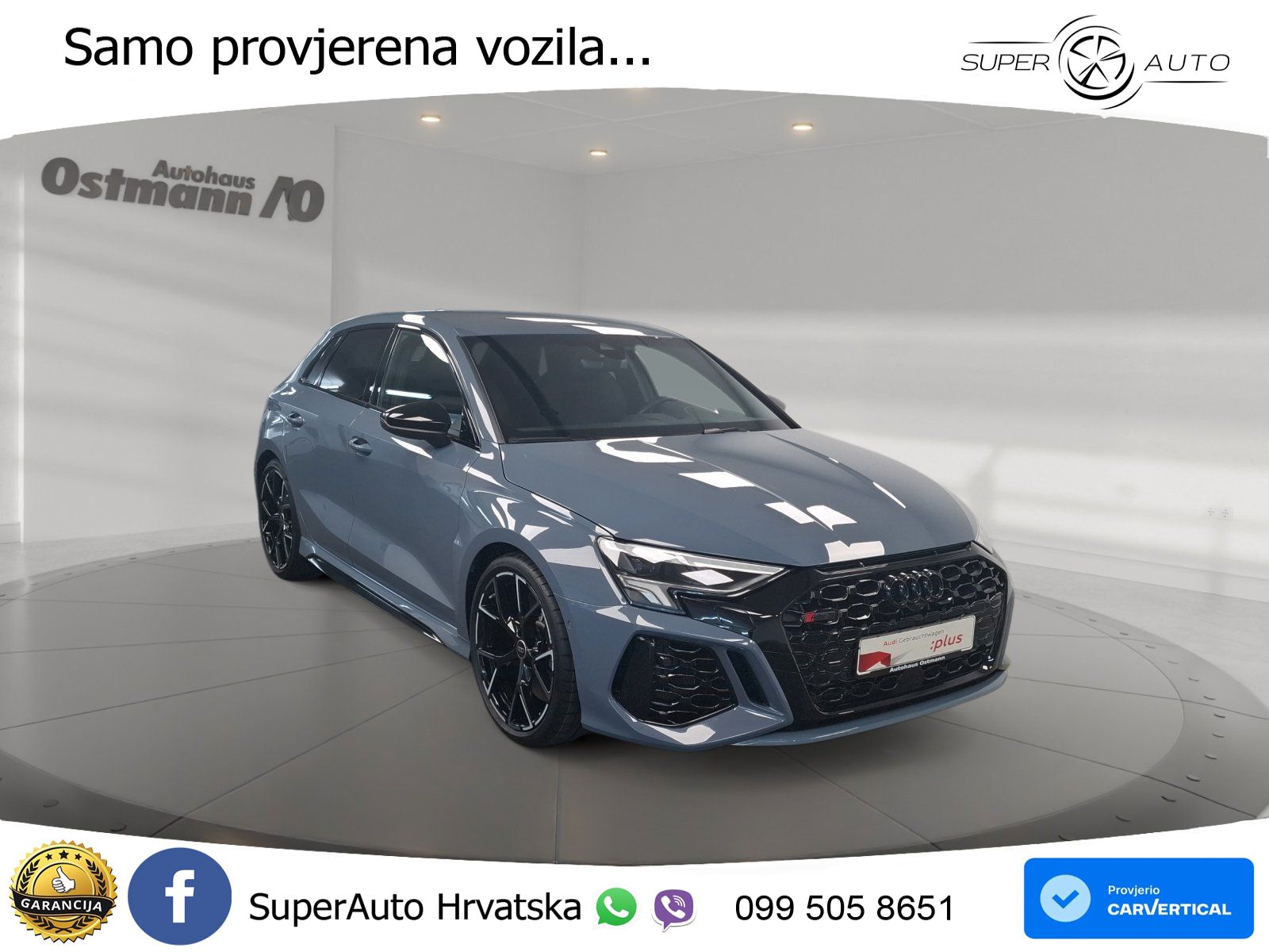 Audi RS3 Sportback 2.5 TFSI (400 KS) quattro S tronic LED+ACC