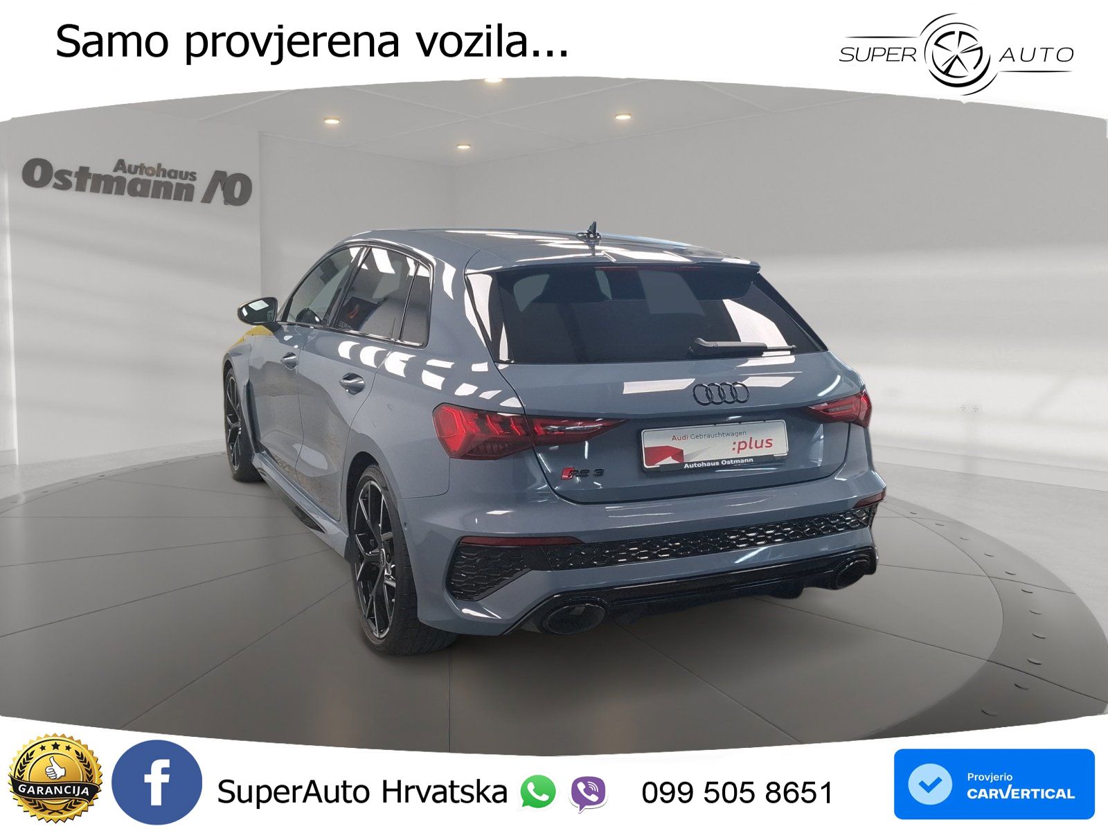 Audi RS3 Sportback 2.5 TFSI (400 KS) quattro S tronic LED+ACC