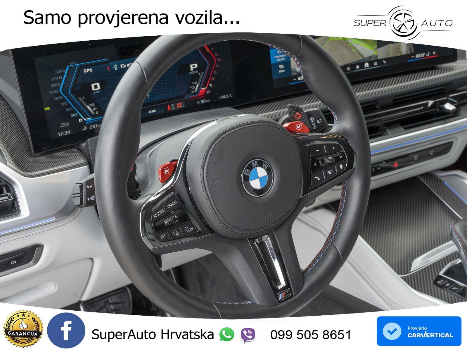 BMW XM 4.4 V8 (653 KS) xDrive Steptronic LED+GR SJED+ACC