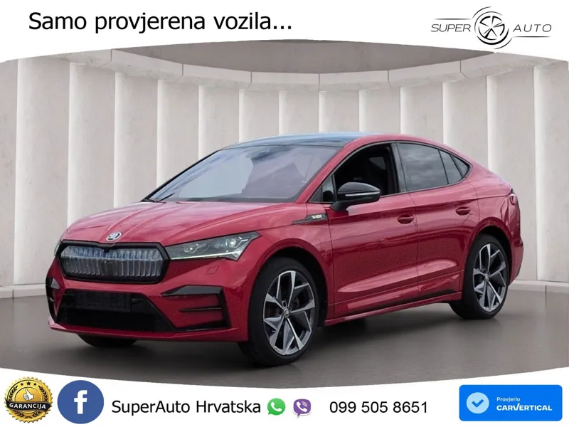 Škoda Enyaq Coupe iV RS 82 kWh (299 KS) AWD LED+GR SJED+ACC