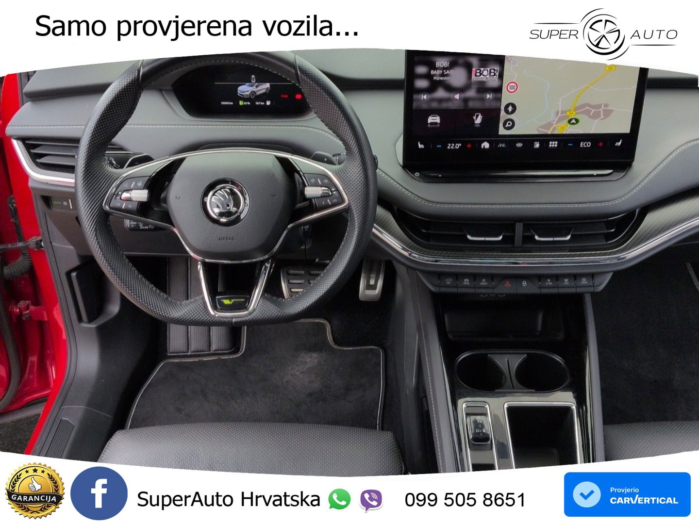 Škoda Enyaq Coupe iV RS 82 kWh (299 KS) AWD LED+GR SJED+ACC