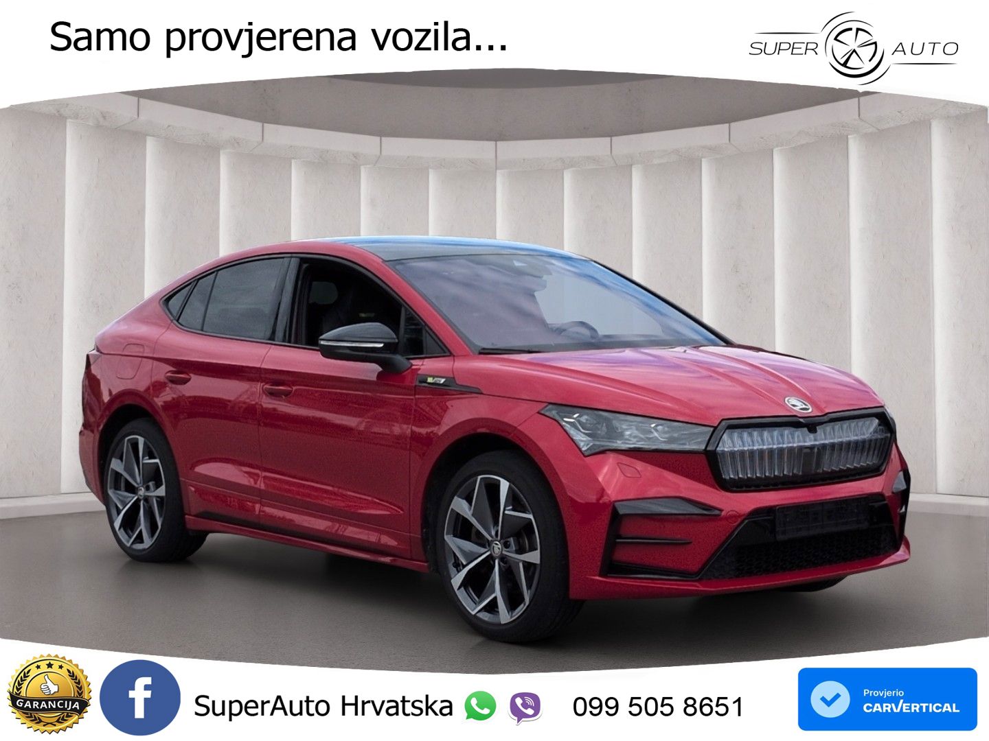 Škoda Enyaq Coupe iV RS 82 kWh (299 KS) AWD LED+GR SJED+ACC