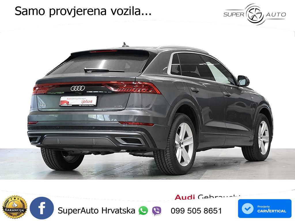 Audi Q8 55 TFSIe V6 (381 KS) quattro tiptronic S line LED+GR SJED+ACC