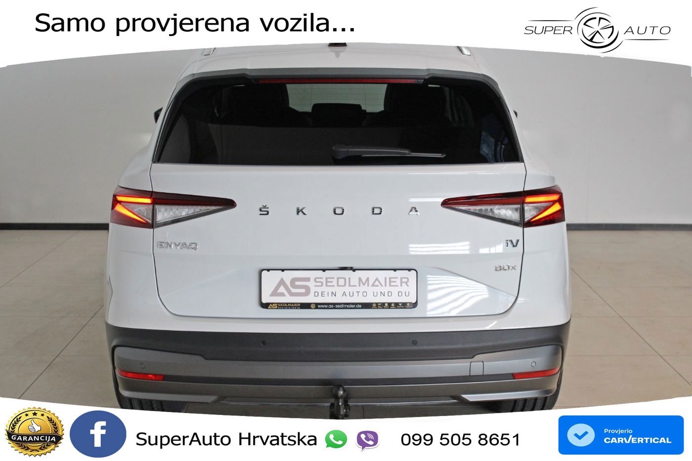 Škoda Enyaq iV 80x 82 kWh (265 KS) AWD Loft LED+GR SJED+ACC
