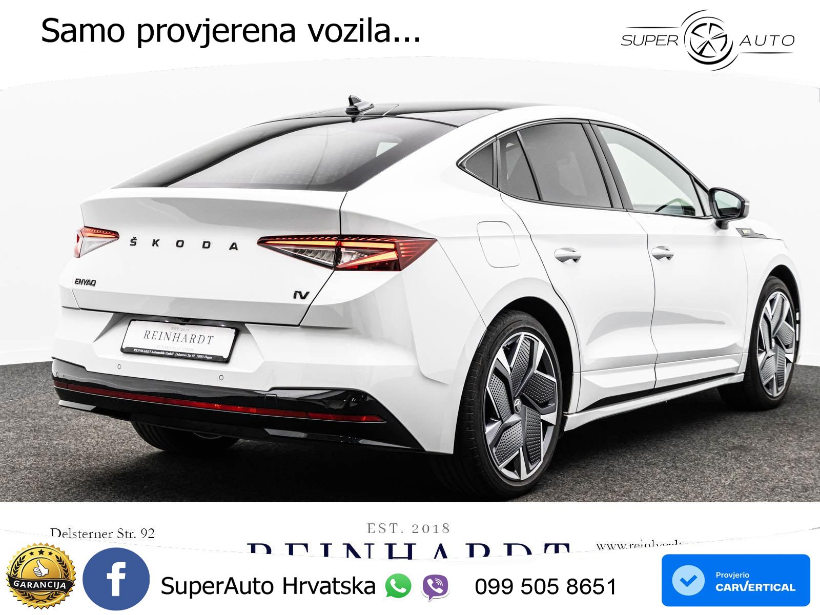 Škoda Enyaq Coupe iV RS 82 kWh (299 KS) AWD Lounge LED+GR SJED+ACC