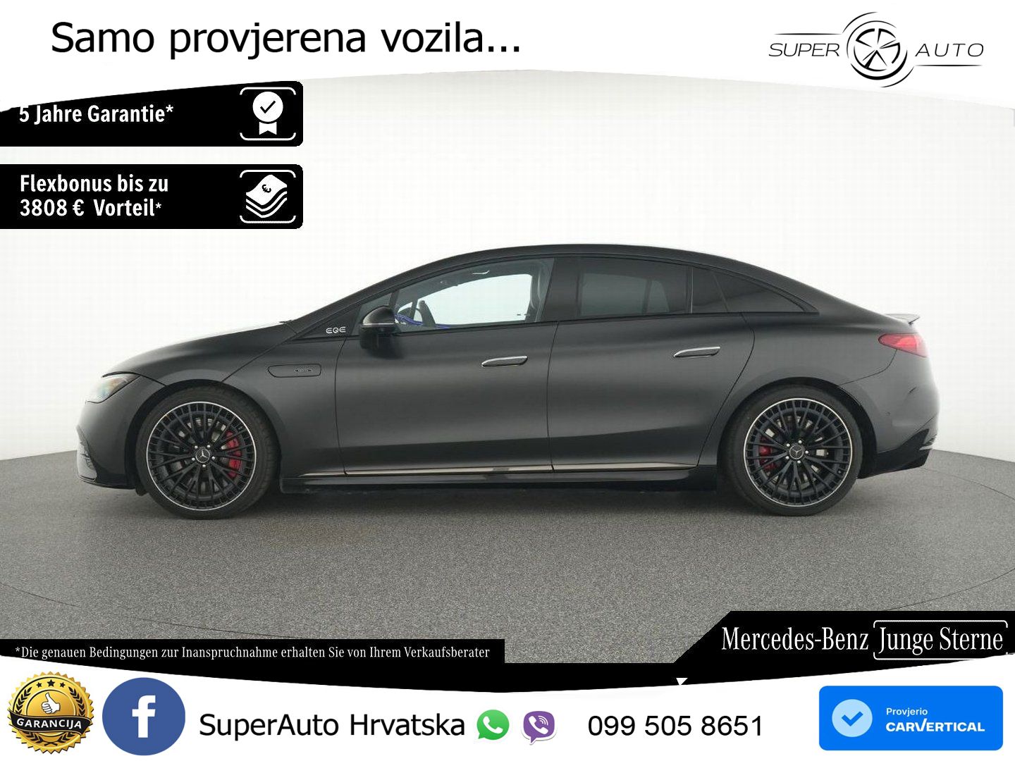 Mercedes EQE AMG 43 100 kWh (476 KS) 4MATIC ACC+HEAD+GR SJED+360+PANO