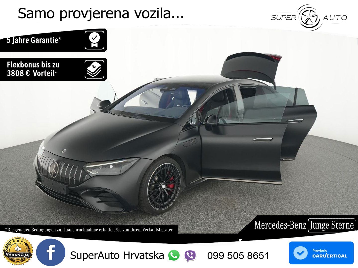 Mercedes EQE AMG 43 100 kWh (476 KS) 4MATIC ACC+HEAD+GR SJED+360+PANO