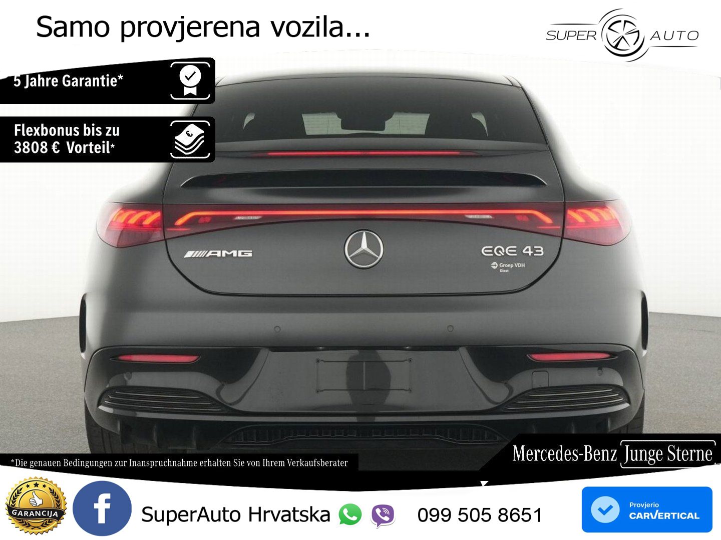 Mercedes EQE AMG 43 100 kWh (476 KS) 4MATIC ACC+HEAD+GR SJED+360+PANO