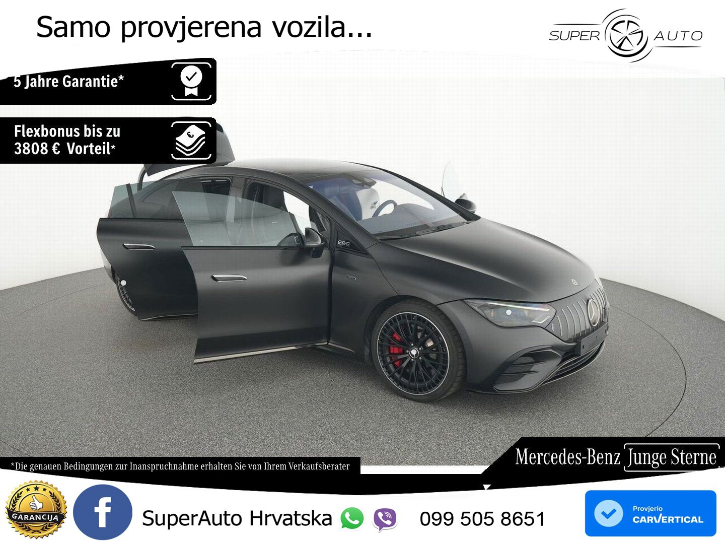 Mercedes EQE AMG 43 100 kWh (476 KS) 4MATIC ACC+HEAD+GR SJED+360+PANO