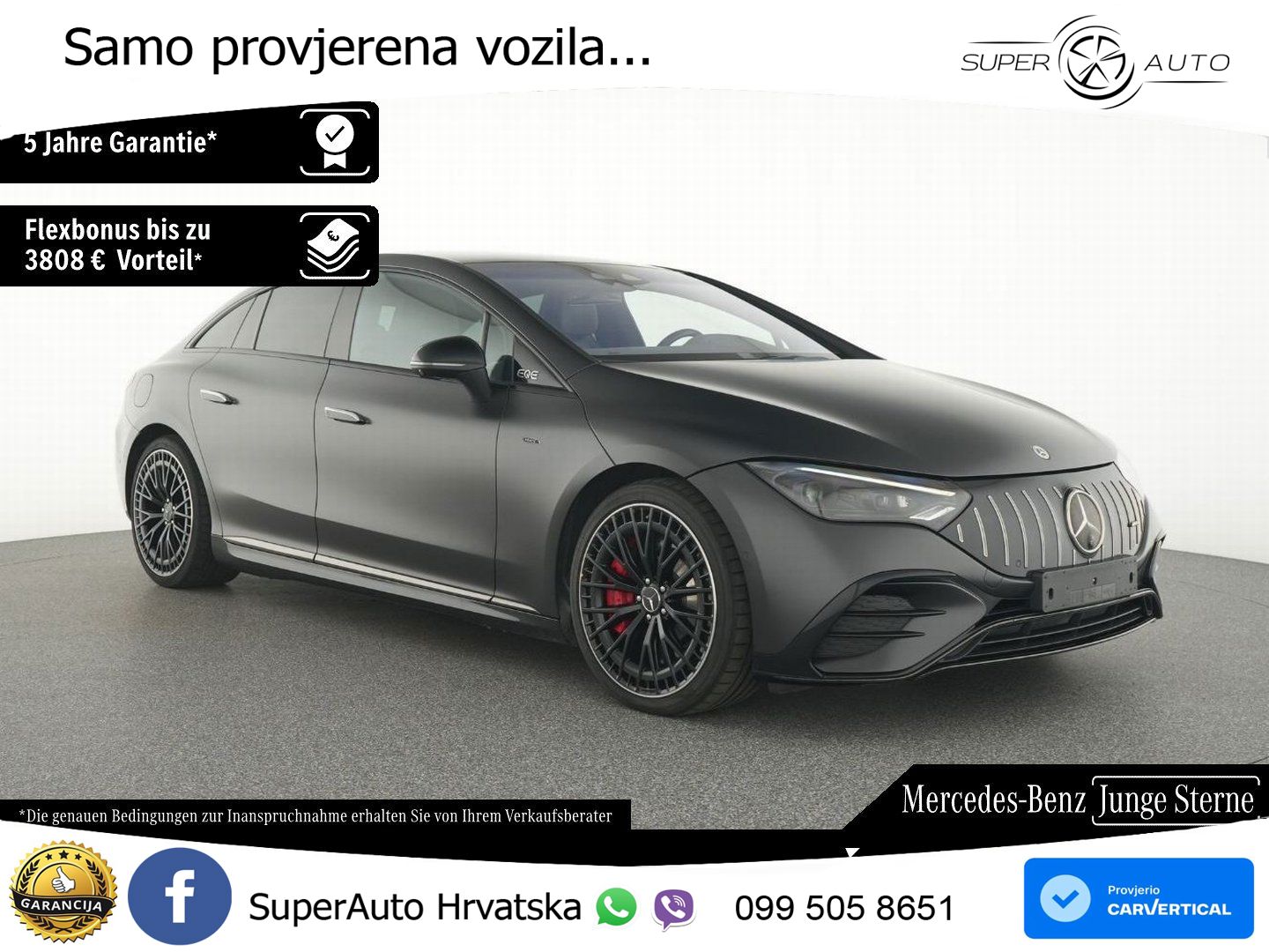 Mercedes EQE AMG 43 100 kWh (476 KS) 4MATIC ACC+HEAD+GR SJED+360+PANO