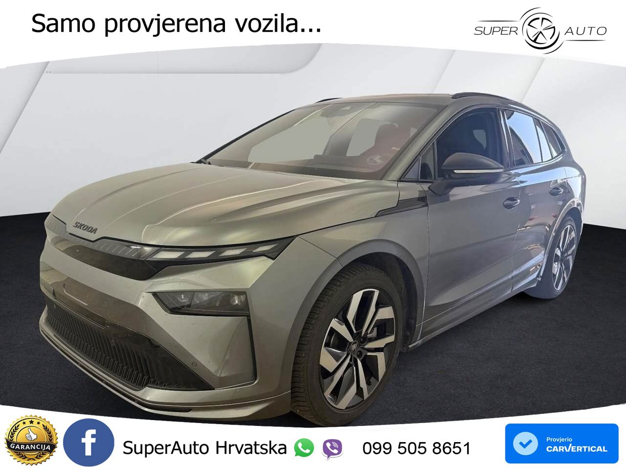 Škoda Enyaq 85 82 kWh (286 KS) SportLine LED+GR SJED+ACC