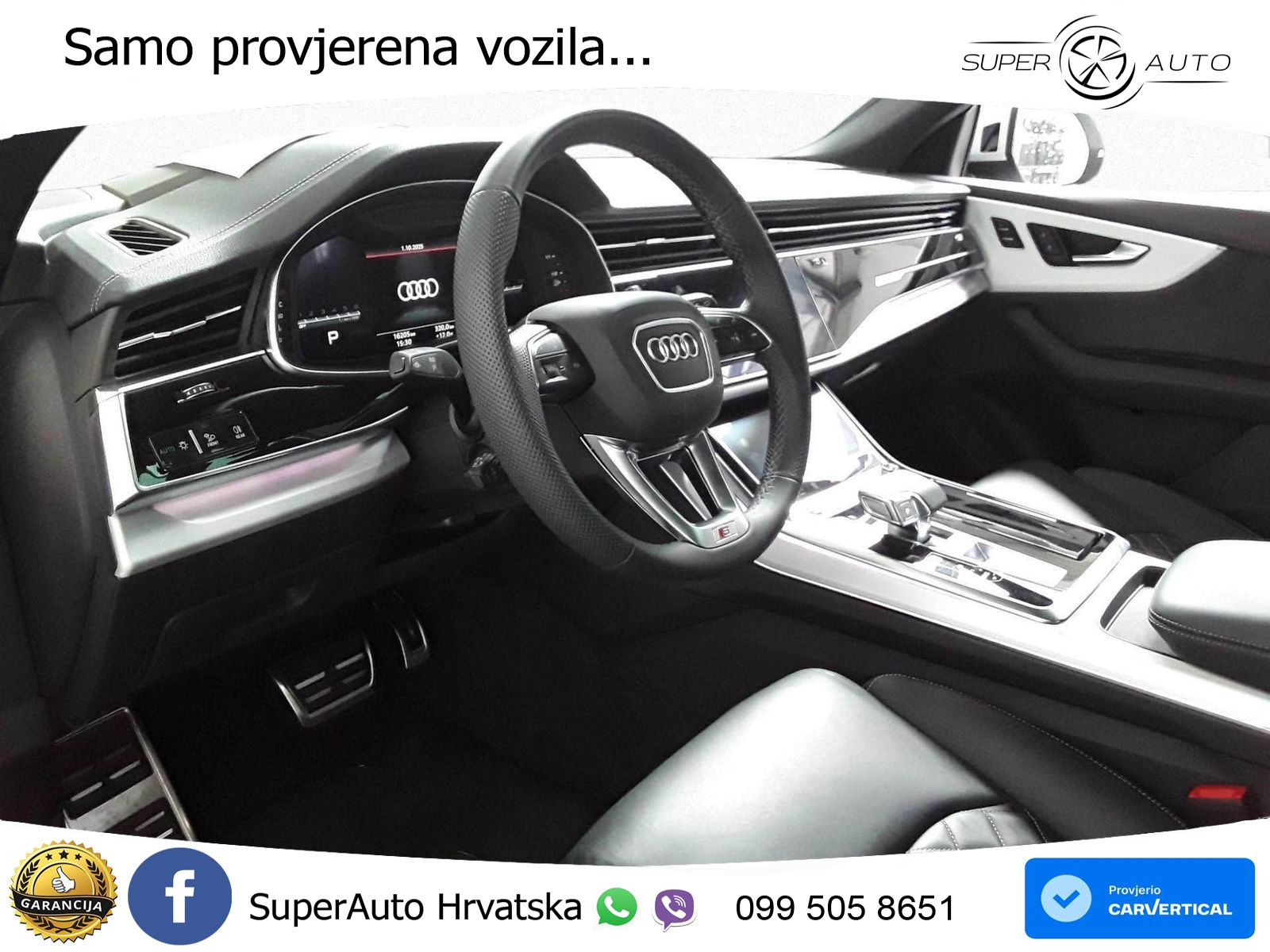 Audi Q8 50 TDI V6 (286 KS) quattro Tiptronic 2x S line LED+GR SJED+ACC