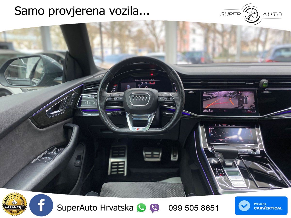 Audi Q8 50 TDI V6 (286 KS) quattro Tiptronic S line LED+GR SJED+ACC