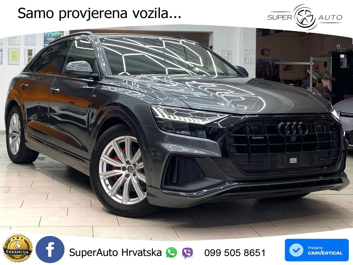 Audi Q8 50 TDI V6 (286 KS) quattro Tiptronic S line LED+GR SJED+ACC