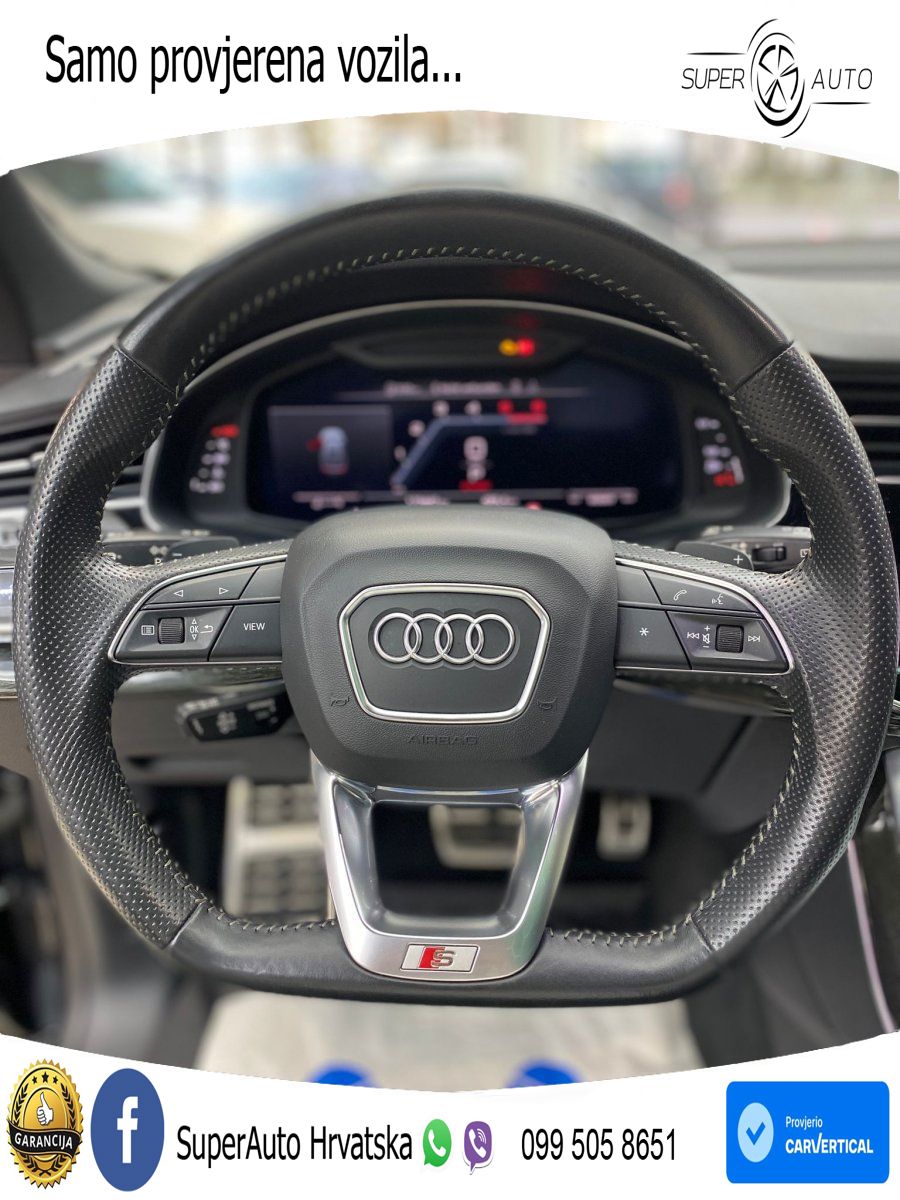 Audi Q8 50 TDI V6 (286 KS) quattro Tiptronic S line LED+GR SJED+ACC