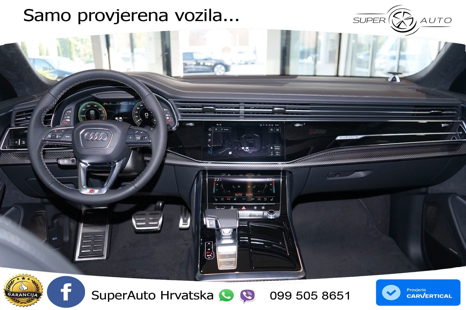 Audi Q8 60 TFSIe V6 (490 KS) quattro Tiptronic LED+GR SJED+ACC