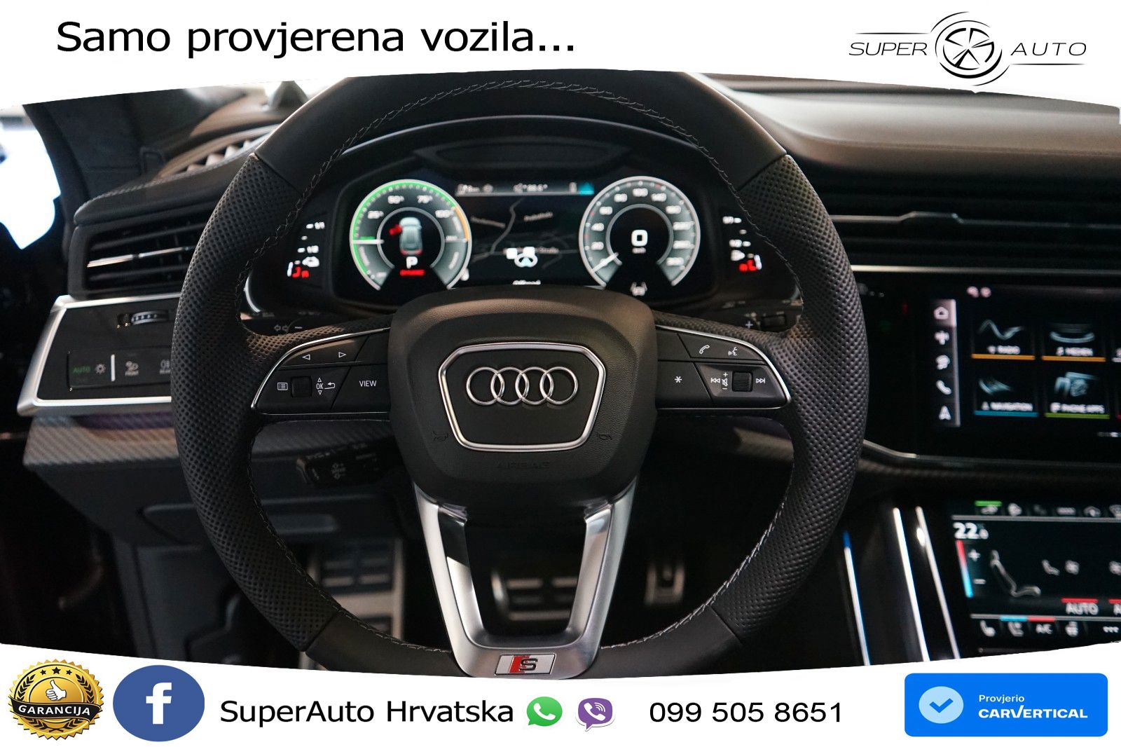 Audi Q8 60 TFSIe V6 (490 KS) quattro Tiptronic LED+GR SJED+ACC