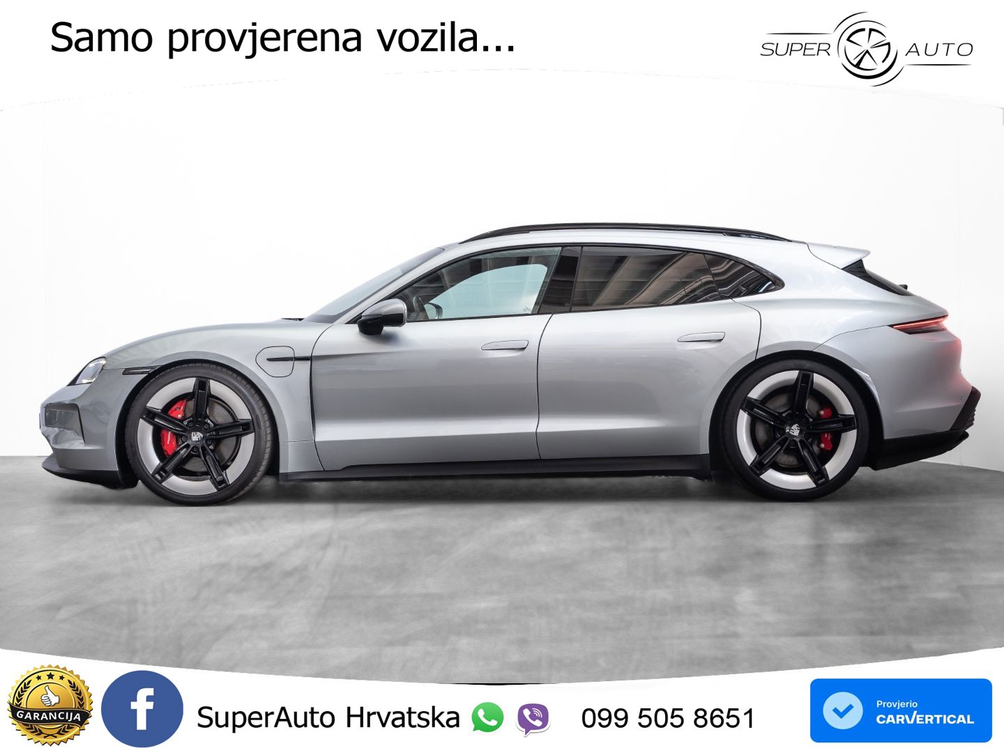 Porsche Taycan Sport Turismo 4S 105 kWh (598 KS)