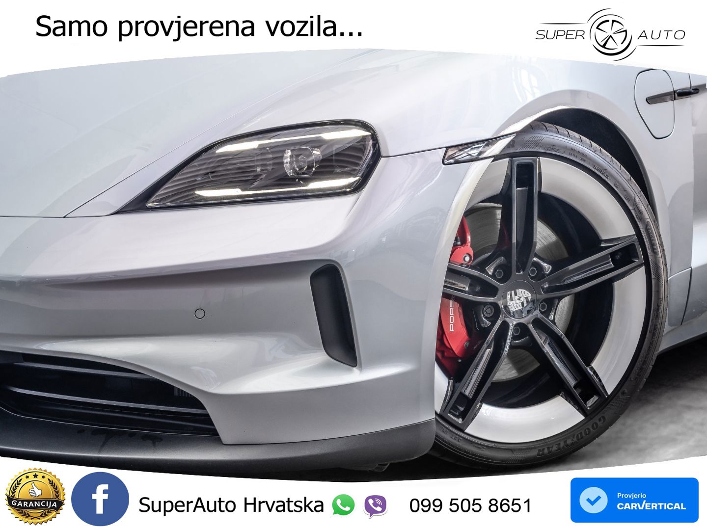 Porsche Taycan Sport Turismo 4S 105 kWh (598 KS)