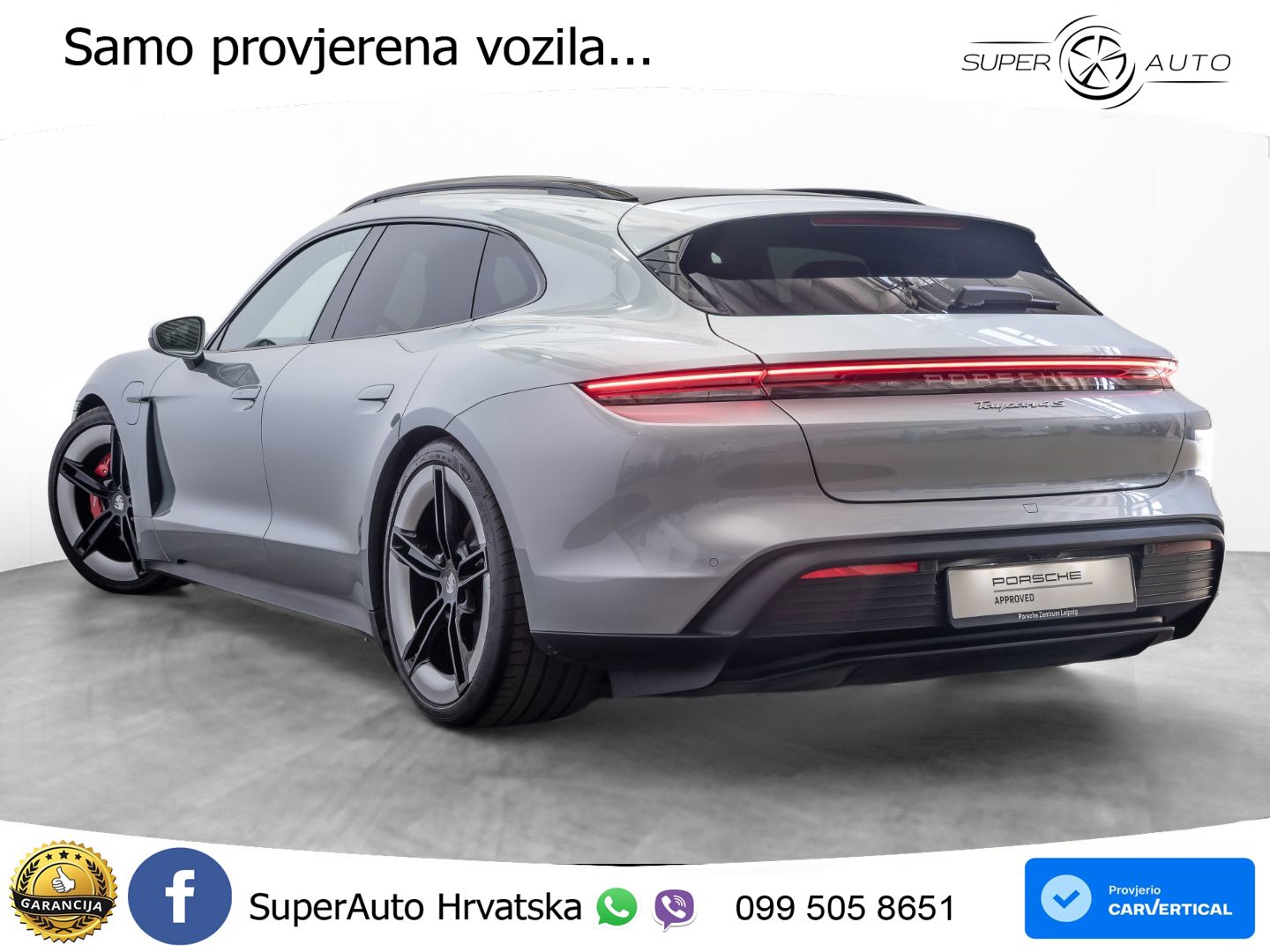 Porsche Taycan Sport Turismo 4S 105 kWh (598 KS)