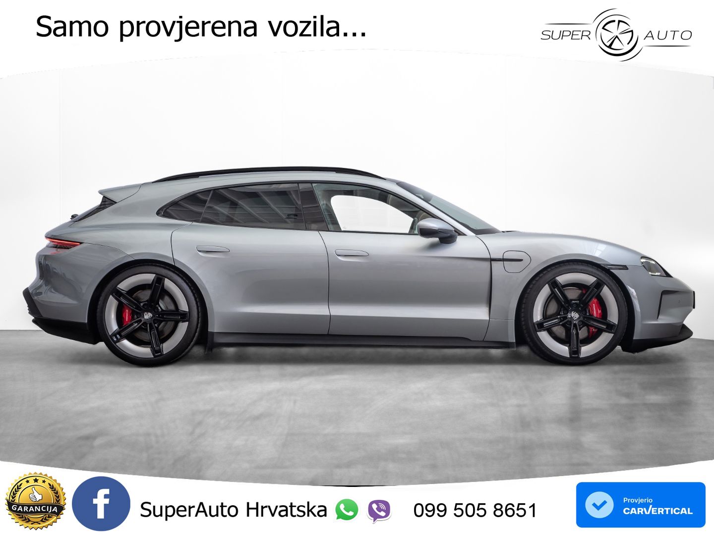 Porsche Taycan Sport Turismo 4S 105 kWh (598 KS)