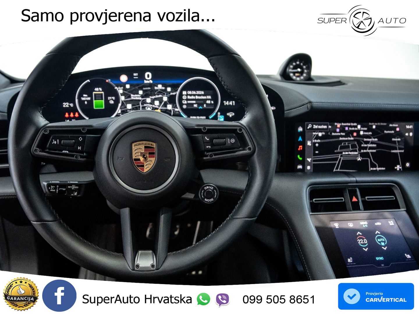 Porsche Taycan Sport Turismo 4S 105 kWh (598 KS)