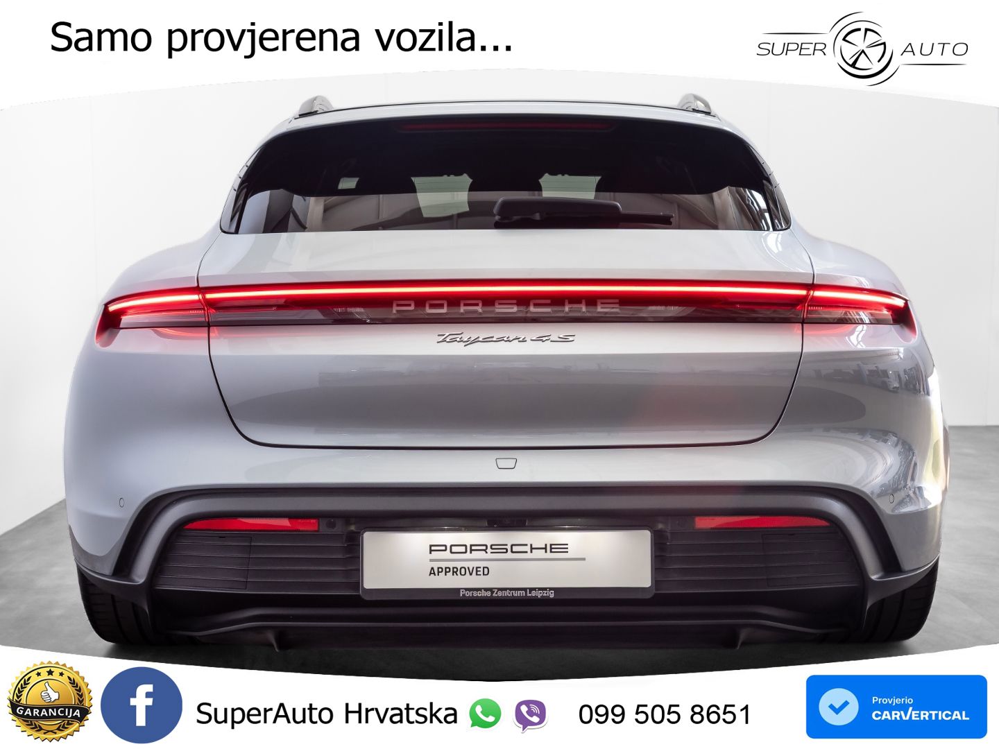 Porsche Taycan Sport Turismo 4S 105 kWh (598 KS)